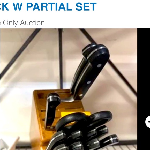 Henckles Knife Set 9 knives, scissors & Block - Picture 1 of 4